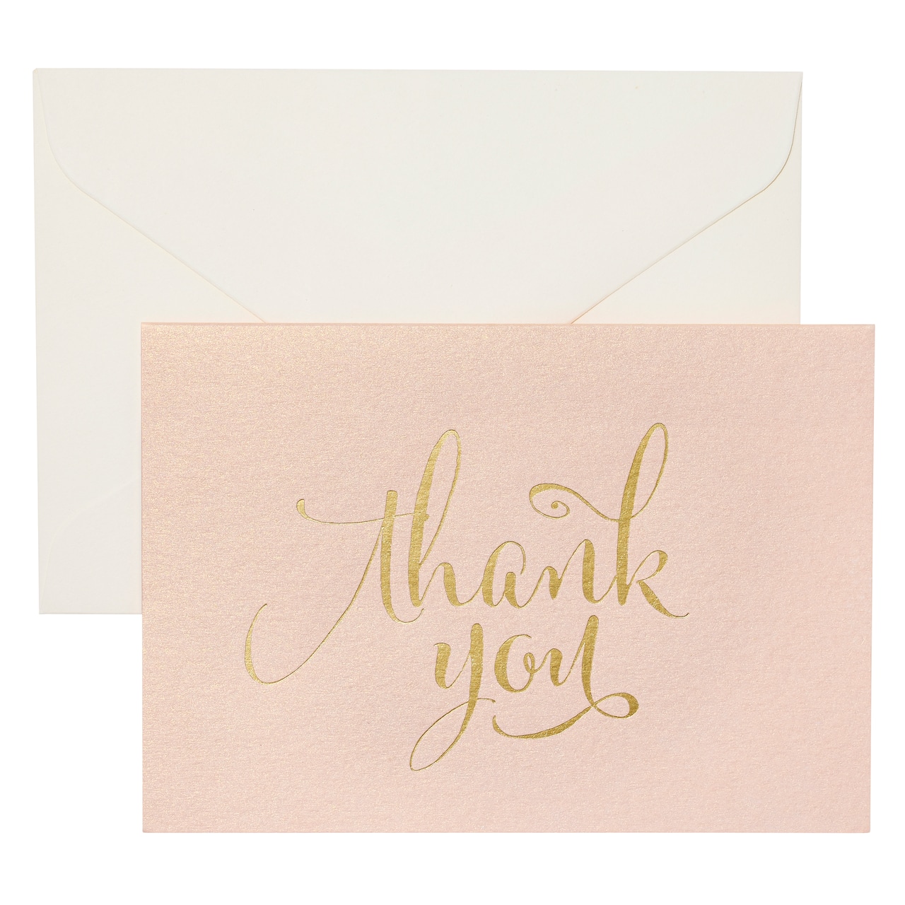Blush &#x26; Gold Thank You Cards &#x26; Envelopes By Celebrate It&#x2122;
